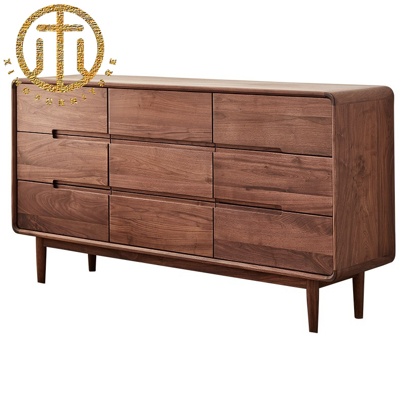 Nordic Nine Drawers Einfaches japanisches Schlafzimmer-Schubladen-Aufbewahrungs-Home-Sideboard